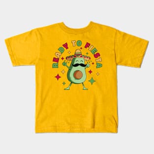 Ready To Fiesta Avocado Kids T-Shirt